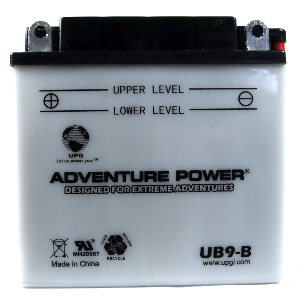 PowerSport BTX9-BS Battery Replacement: YTX9-BS, PTX9-BS
